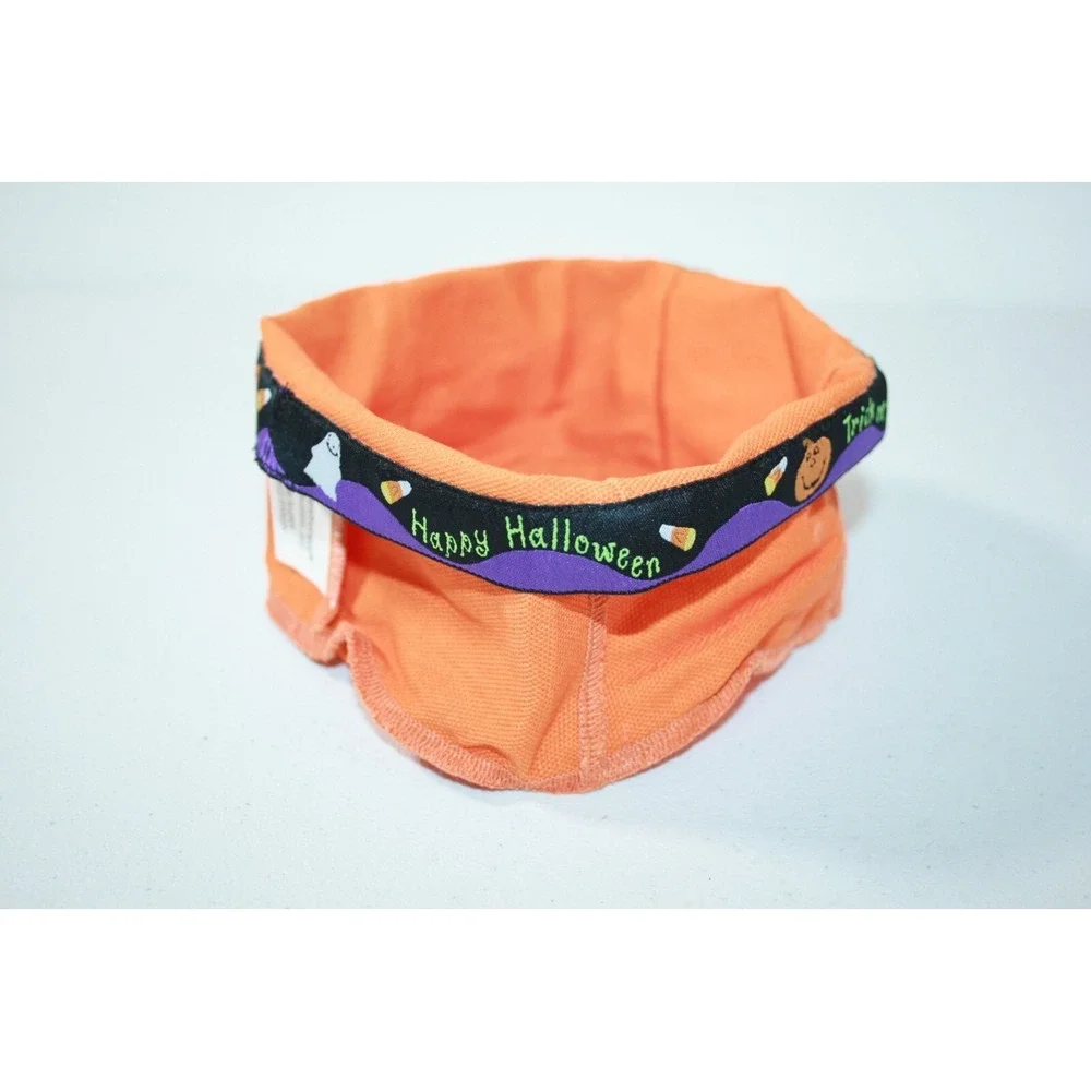 Longaberger 2004 Happy Halloween Basket Liner Orange‎ NEW